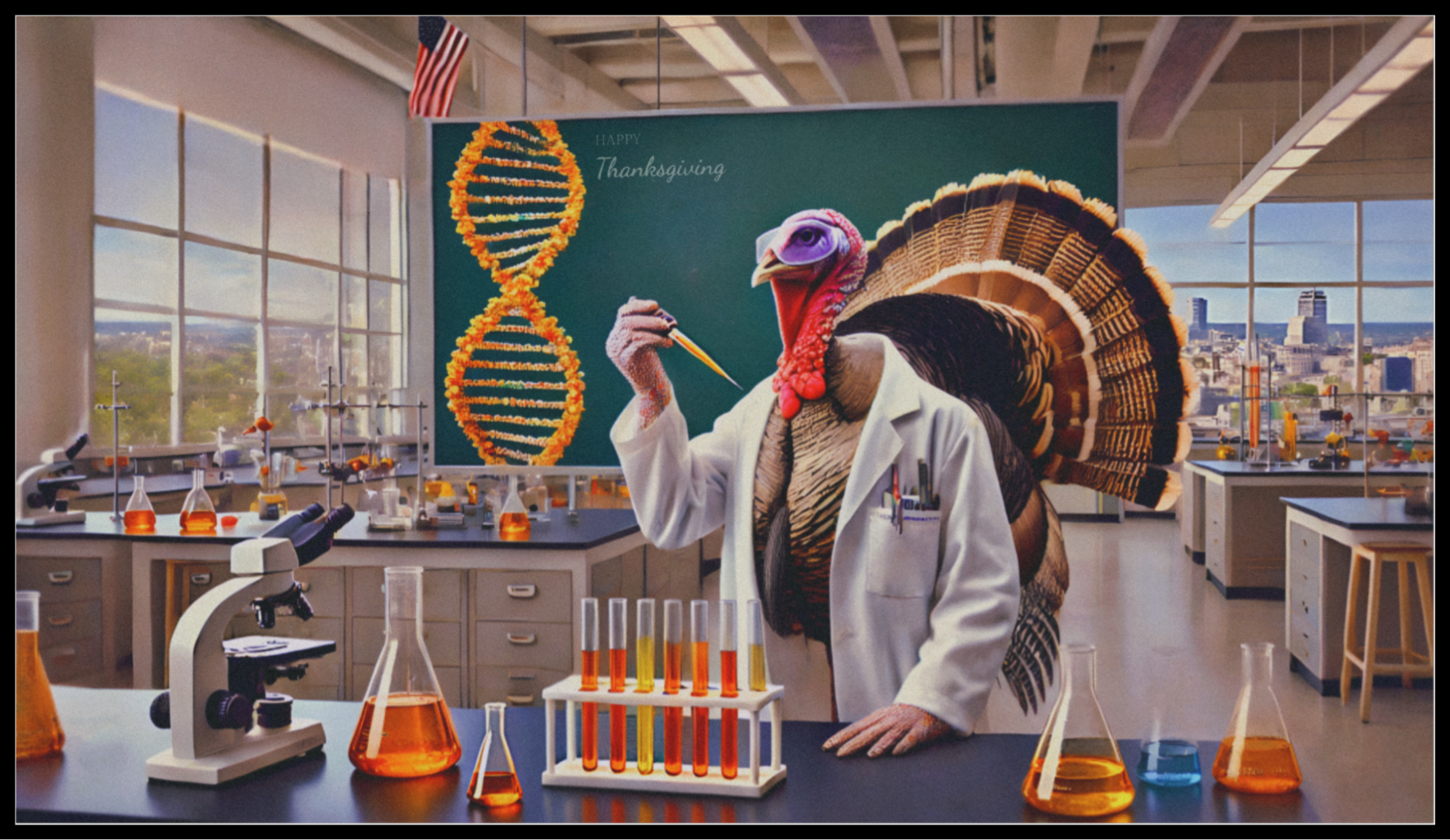 Thanksgiving card for my collegues